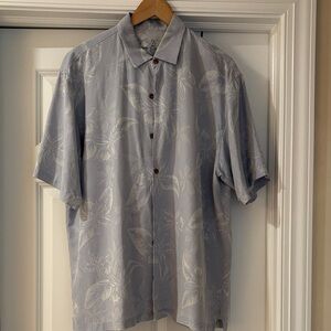 Tommy Bahama Light Blue Floral Button Down Shirt